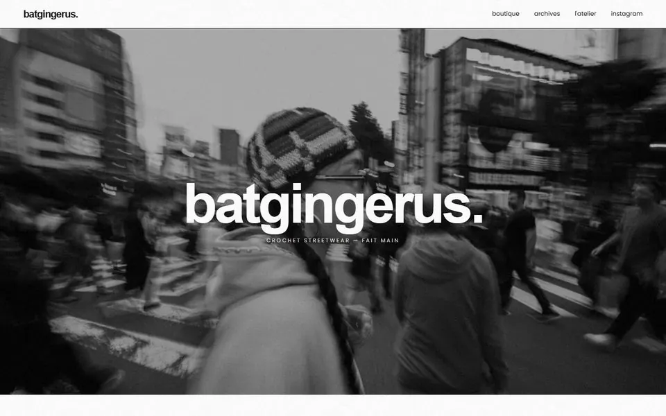 Site de Batgingerus sur ordinateur